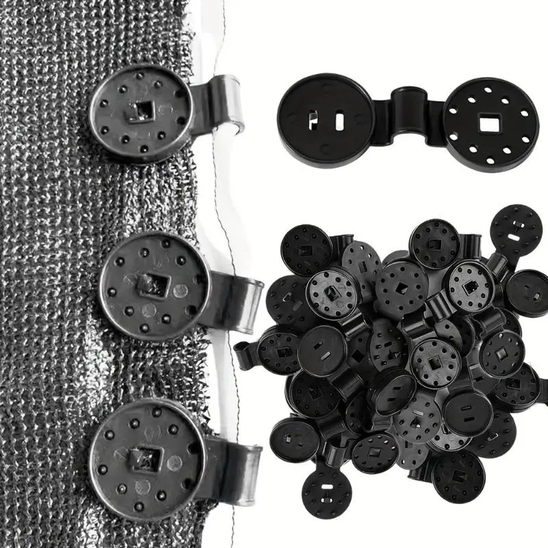 20/50/80pcs Shade Cloth Clips - Secure Your Sunshade Netting, Landscape Fabric & Anti Bird Netting! Garden