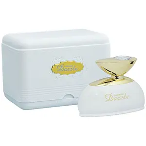 AL HARAMAIN Dazzle Women's Full-Size Eau de Parfum (EDP) - 3.4oz, Soft Elegant Fragrance, Lemon-Rose Fresh Florals, Bergamot Fruit Notes, Subtly Sensual Cool-Wear Scent, Newly Boxed