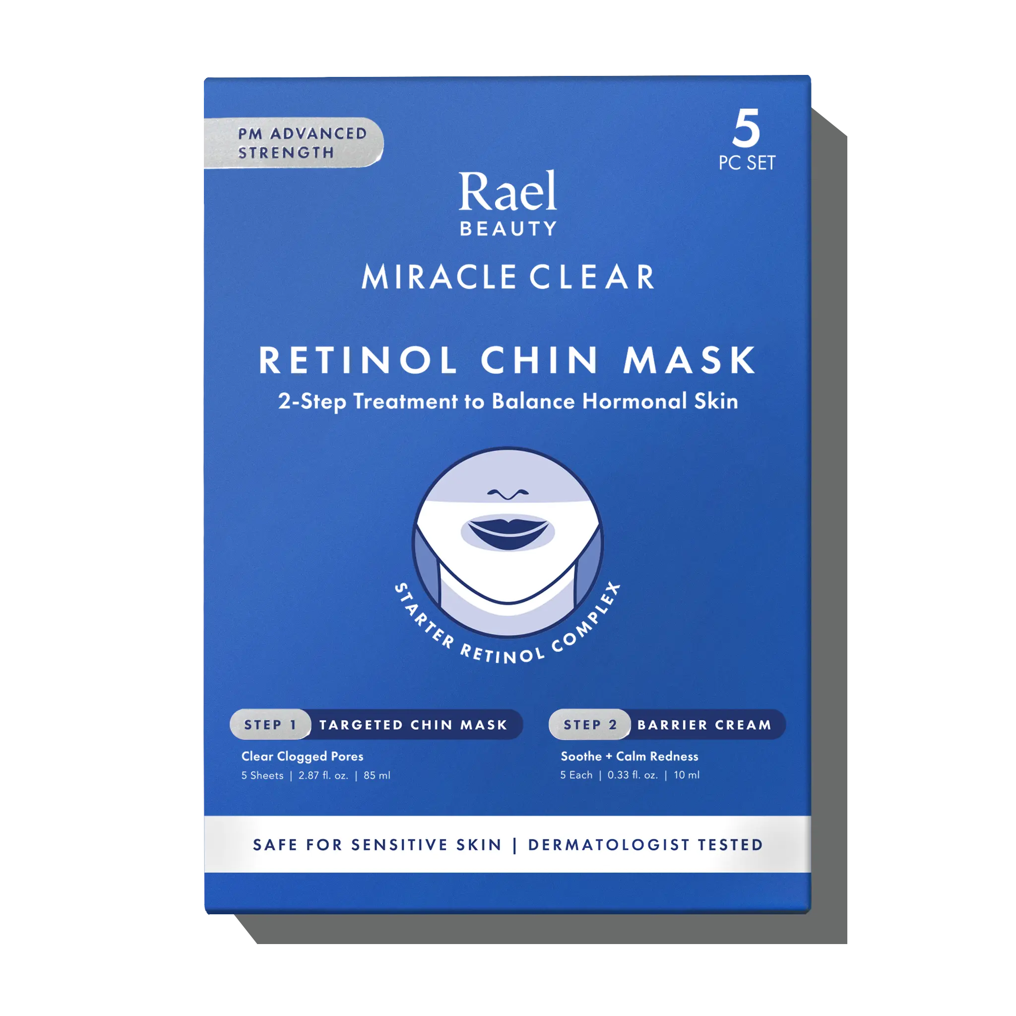 Miracle Clear Retinol Chin Mask 5-Pack Peel Mask Daily