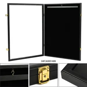 Wall Art Display 32" Jersey Cover Football Basketball Frame Lockable Box Rack Upgraded Version