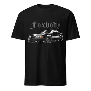 Black Foxbody Mustang t-Shirt Fox Body Tees