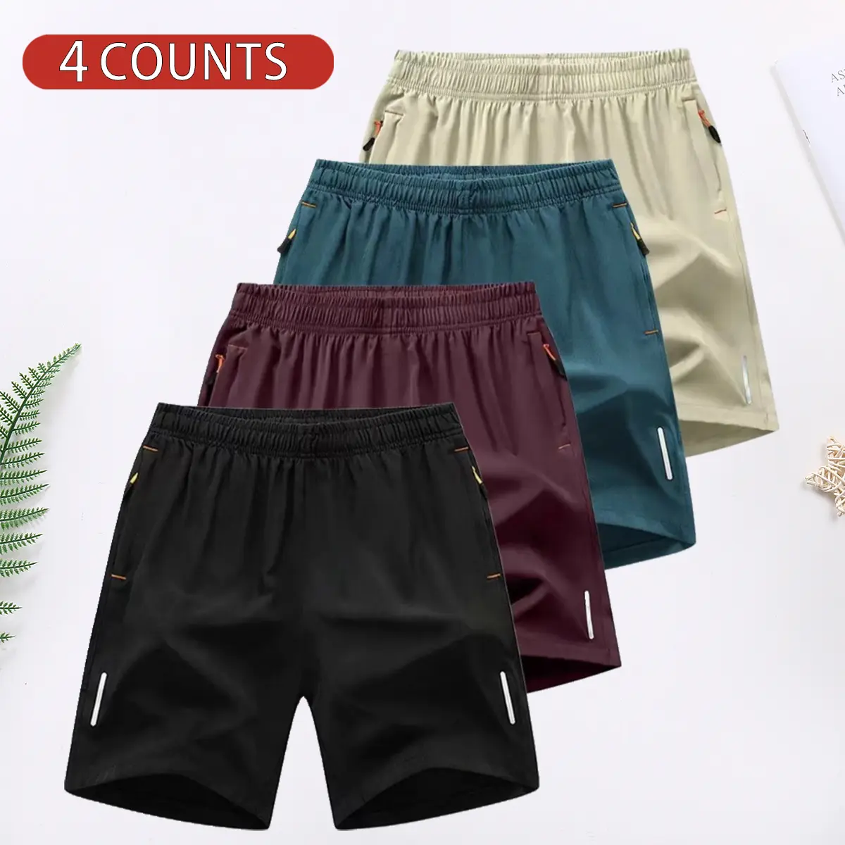 108 - Black, Wine Red, Lake Blue, Khaki