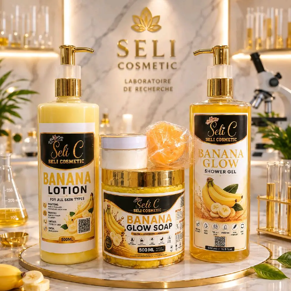 Seli Cosmetics Banana Glow Kit - Extra Brightening, Complexion Correcting