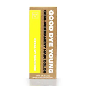 Good Dye Young Steal My Sunshine Yellow Semi-Permanent Hair Dye - Vibrant Color Lasts 16-24 Washes, Vegan & Cruelty-Free, Salon-Grade Pigments
