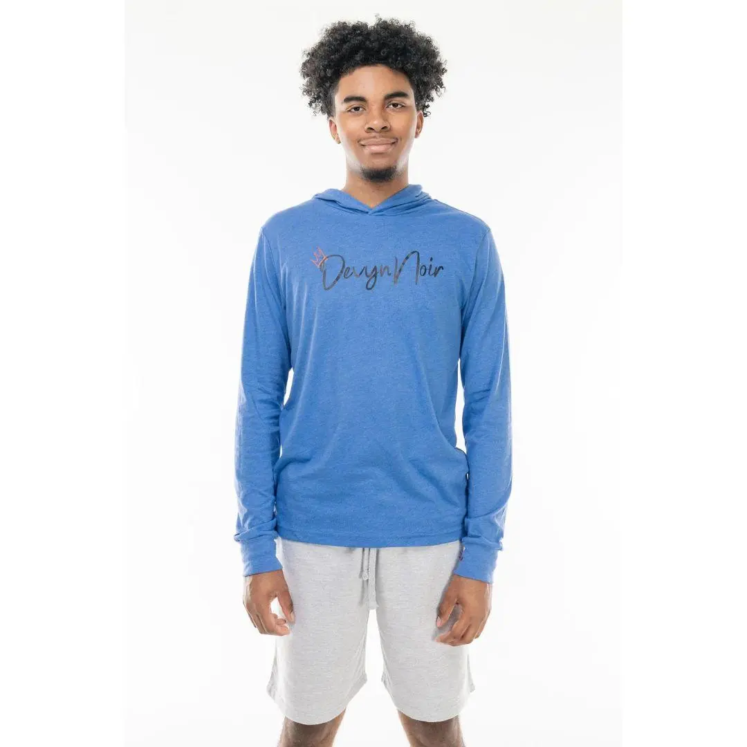 Devyn Noir Paire Lightweight Hoodie – Stylish and Comfortable for Everyday Wear Casual Fashion Jacket Soft Pocket Menswear Layer Long Relaxed Fit Pullover Long Sleeve Layer Long