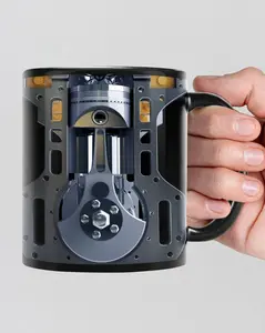 Mechanic Engine Mugs, Cylinder Engine, Machinist Mugs, Engine Gift, Machinist Gift, Gifts for him, Auto Mechanic Gifts, Gifts For Dad