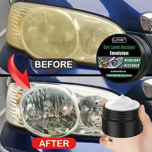 CJTHK Car Headlight Restoration Polishing Kits Headlamp Scratch Remover Repair Cleaning Paste Eliminate Oxidation Headlight Polish Liquid