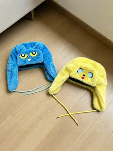 New season cute and funny cartoon hat for both men and women, Lei Feng hat, popular plush decorative hat