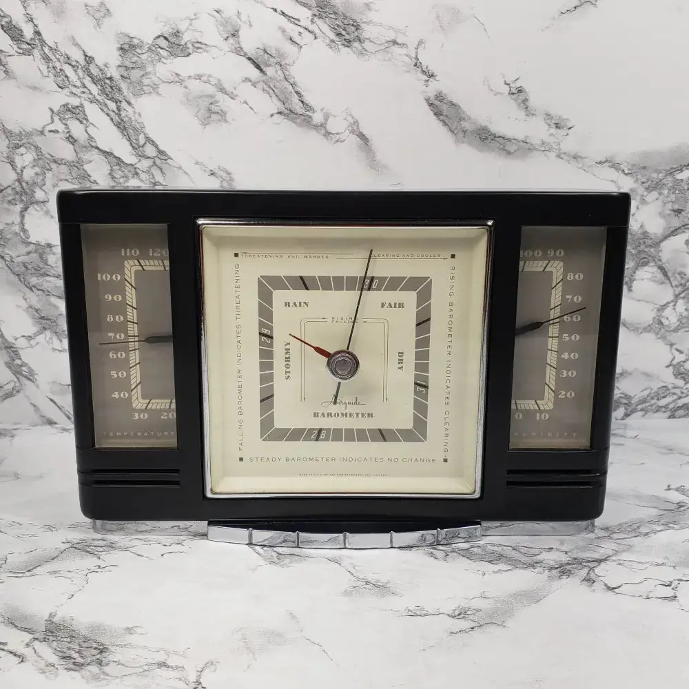 Desktop Weather Station Airguide Mid Century