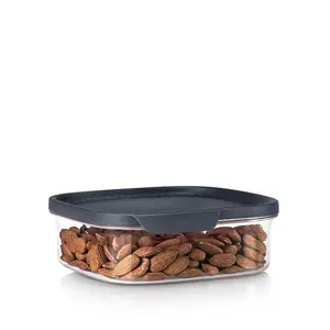 Tupperware Ultra Clear Square Container 3¼ Cup 825 mL Tritan Cosmos Seal Airtight Lid Lightweight Stackable Storage for Pantry & Countertop