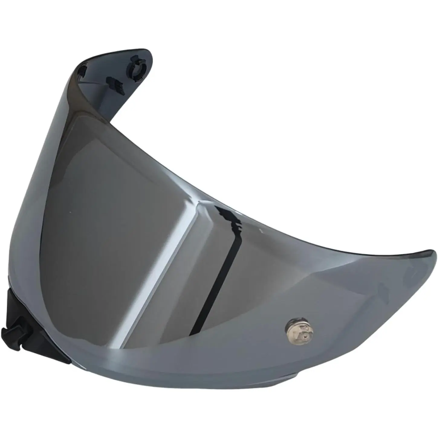 Silver Front Shield Visor Replacement Accessory for KYT TT-Revo Motorcycle Helmets