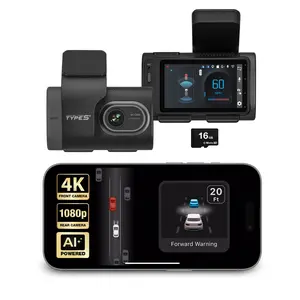 TYPE S T400 PLUS 4K AI Dash Cam with Full-Coverage Advanced Driver Assistant