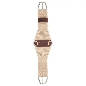 Weaver Leather 100% Mohair 27 Strand Roper Cinch with Jeremiah Watt Hardware