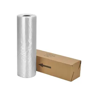 SJAPCK 1 Roll Clear Plastic Produce Bag on a Roll for Food Fruits Vegetable Storage Bags 12" x 20", 12" x 16", 14" x 20", 16" x 20", 0.5 mil thick Organiser