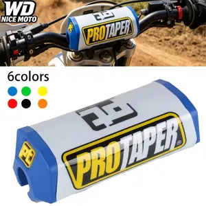WD NICE MOTO Motorcycle Square Handlebar Pad, Chest Protector Pad Accessories, Fit 1-1/8 Handlebar, Motocross Dirt Pit Bike Modified Parts, Motorbike