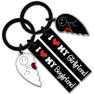 Gf Gifts for Her Bf Gifts I Love My Girlfriend I Heart My Boyfriend Matching Keychains for Couples Stuff Keychains Bf and Gf Keychain Christmas Couples Girlfriend Boyfriend Stocking Stuffers