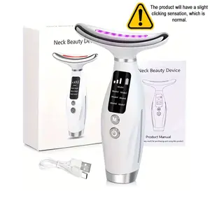 7 Modes Facial & Neck Massager, Facial Beauty Massagers, USB Rechargeable, Home Use Ideal Choice, Mother's Day Gift, Perfect Holiday Present