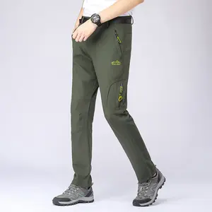 Men's Summer Breathable Cooling Work Pants With belt Slim Fit Loose Cargo Pants with Pockets | Lightweight Outdoor Work Trousers for Men Quick-dry pants, softshell pants