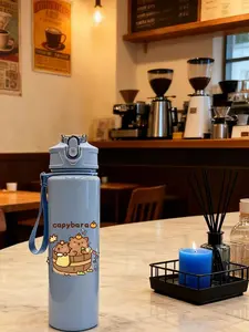 Cartoon Portable Outdoor Straw Cup, Cross-Border Kids Straw Cup, Fun and Durable Design, Perfect for Travel and Play