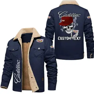 Cadillac Skull B16Cargo Fleece Lined Cotton Jacket, vintage style