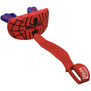 SafeJawz EXTRO Lip Guard Protector Mouthpiece with Detachable Strap for Football, Lacrosse - SPIDER MAN