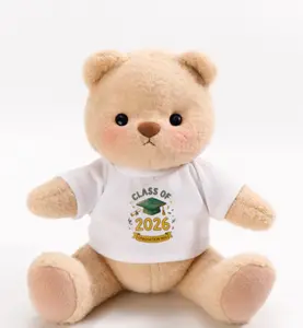 Getahug 2026 Class Graduation Ted Bear, Handmade Jointed Teddy Bear Stuffed Animal Gift