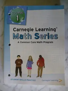 USED-Carnegie Learning Math Series, a Common Core Math Program, Course 1, STUDENT SKILLS PRACTICE by Carnegie Learning (Paperback)