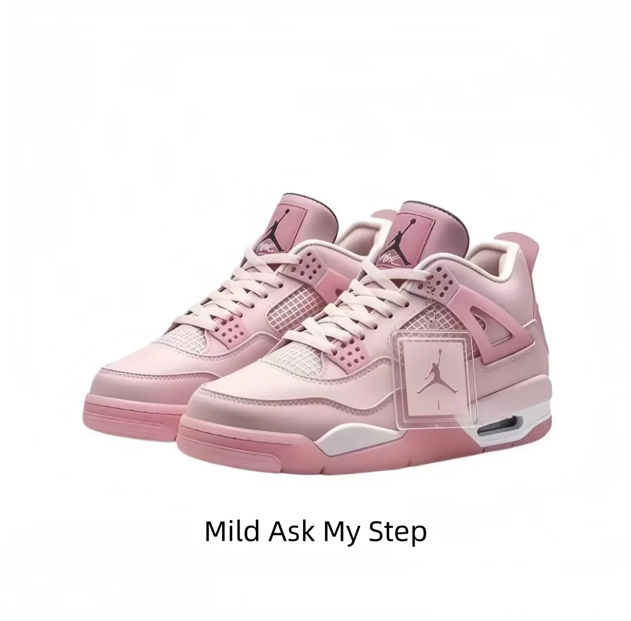 Unisex retro street sneaker with gradient pink tones, timeless classic shape that brings gentle romantic vibes for sneaker lovers who prefer light color shoes