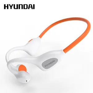 HYUNDAI WS17 Kids Open-Ear Wireless Headphones, Bluetooth 6.1, Waterproof Air Conduction Neckband, Lightweight & Comfortable, Ergonomic Design for Kids, Safe Hearing Protection, Wireless Headset for Study, Music & Calls, Compatible with Android & iOS
