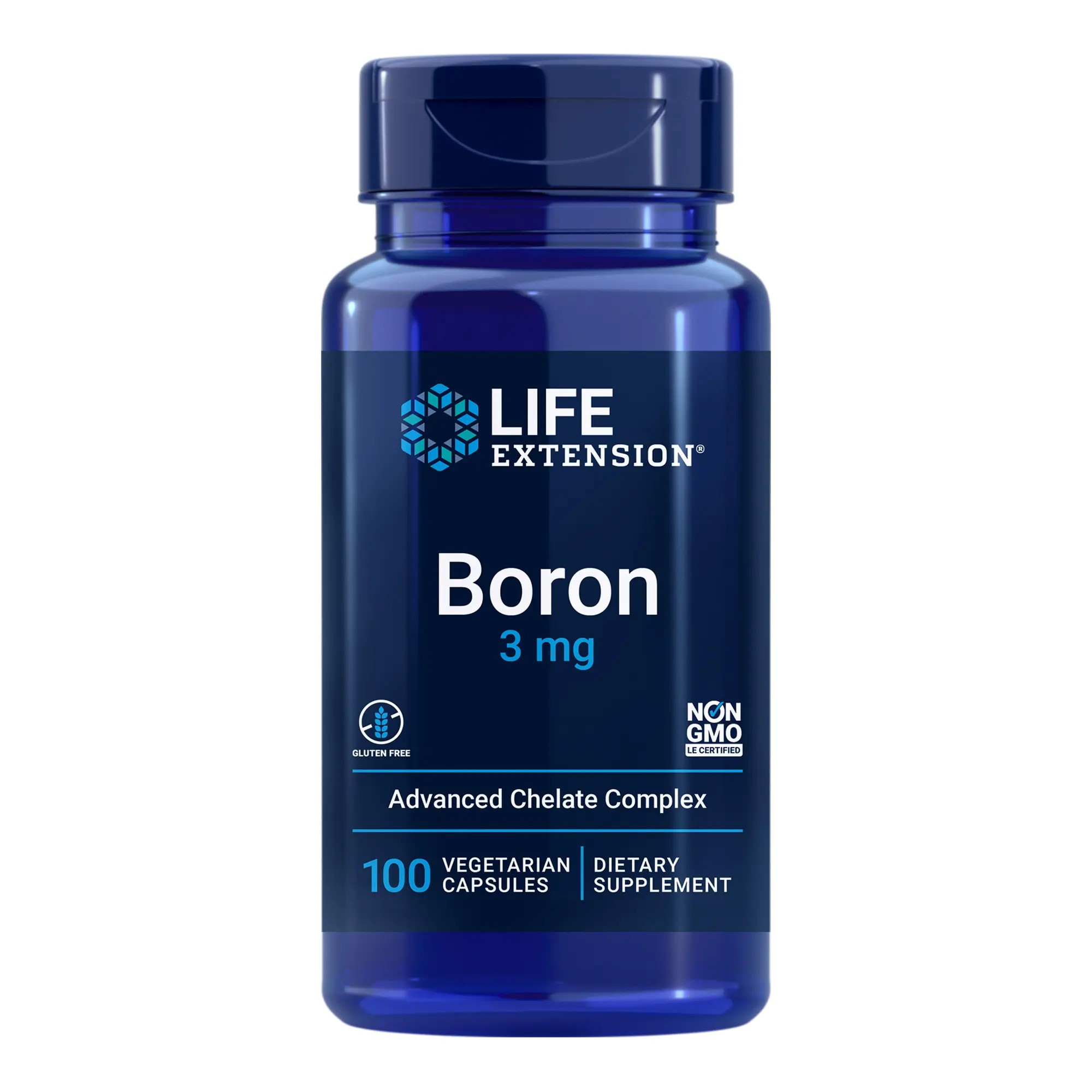 Life Extension Boron 3 MG, 100 Vegetarian Capsules Life Extension Boron 3 MG, 100 Vegetarian Capsules