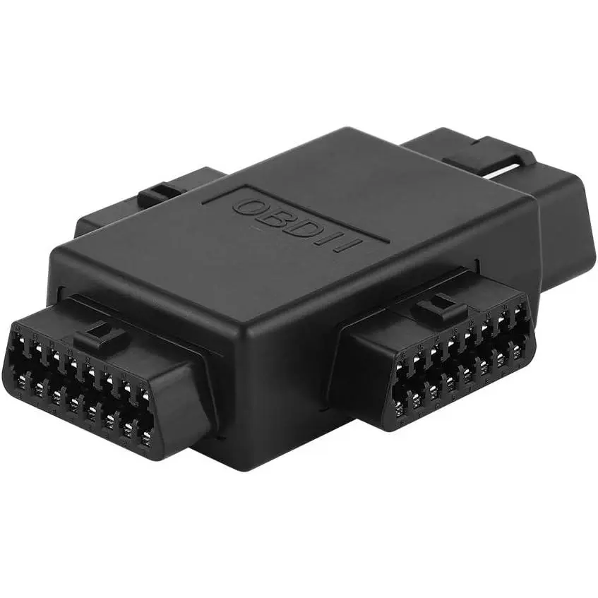 Pocket OBD OBDII Full  Pin Male to  Female  to  OBD Cable Splitter Converter Adapter for Diagnostic Extender