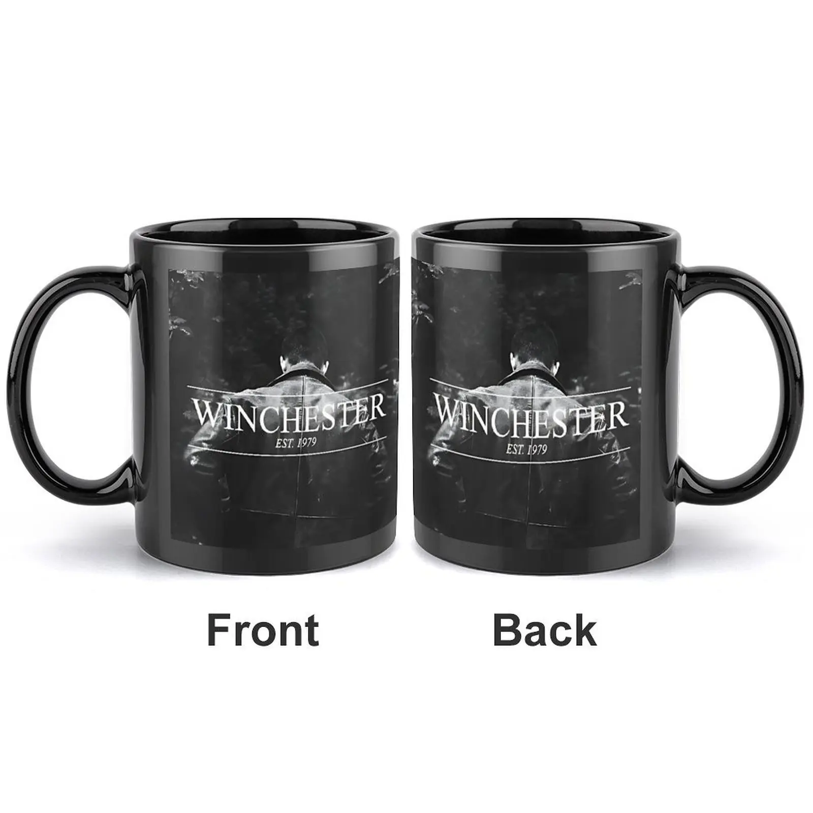 11oz Winchester Coffee Cup Ceramic Mug for Outdoor Adventure Enthusiasts, Winchester Brothers Mug, Gift for Supernatural Fan, Supernatural TV Show Mug