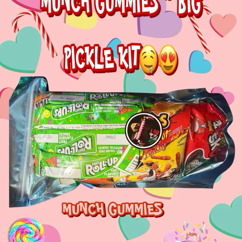 Munch Gummies ~  Pickle Kit Snack