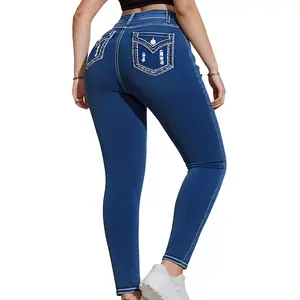 Womens Skinny Jeans, Back Pocket Hole Design Stretch Jeggings, 90s Outfits Streetwear Going Bottoms, Slim Fitted Vacation Fall Pants