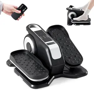 2-in-1 Workout Anywhere! Leg & Arm Pedal Exerciser, Auto Programs, LED Display, Ultra Quiet Mini Elliptical Trainer for Home/Office