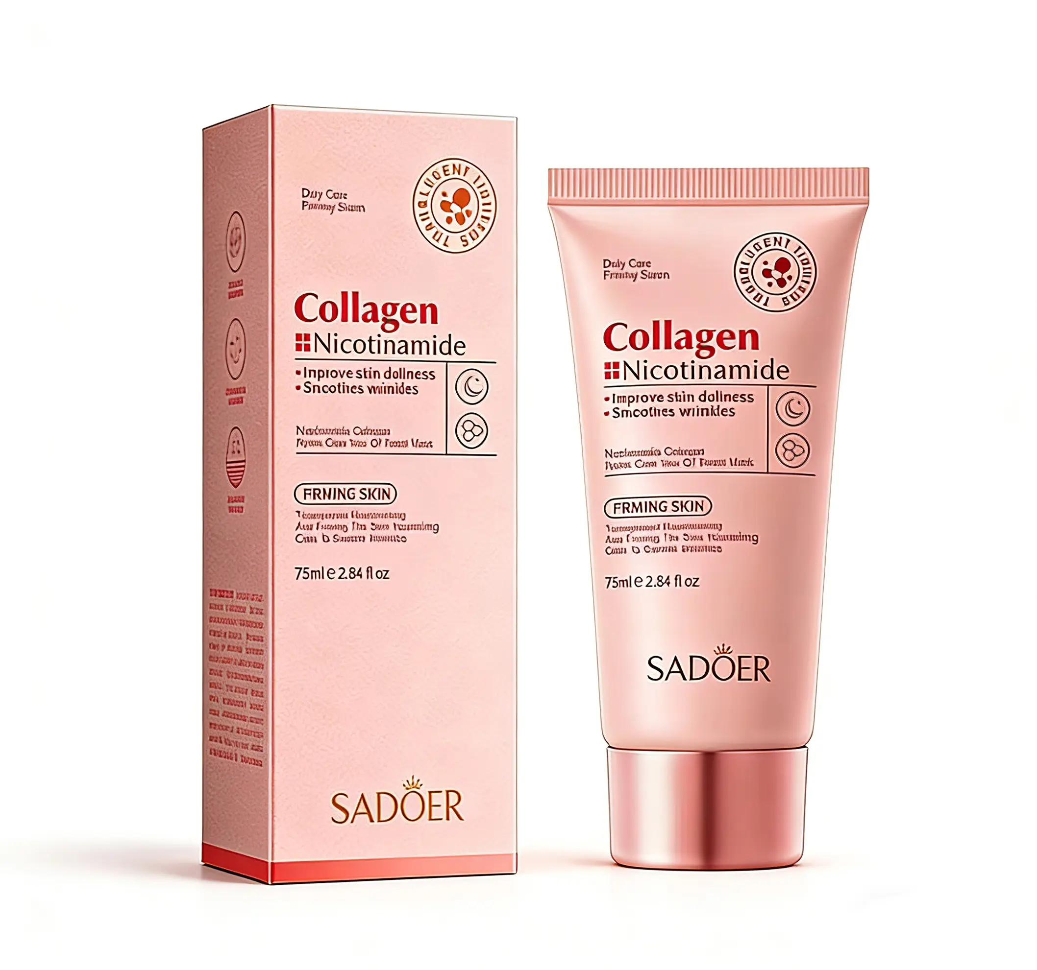 Korean Collagen Peel-Off Mask, Hydrating Facial Treatment with Niacinamide for Skin Firming and Radiant Glow, Gentle for Daily Use on All Skin Types, 2.64 oz, Hydrate, Night Routine, Overnight Face Masks, Anti-Wrinkle Face Masks