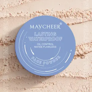 MAYCHEER Pressed Powder, Oil-Control Matte Finish, Lightweight Setting Powder for Smooth Makeup