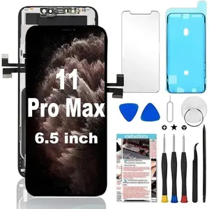 for  11 Pro Max Screen Replacement 6.5 inch,   LCD Display Digitizer Assembly with Repair Tools - (Model A2161, A2220, A2218)