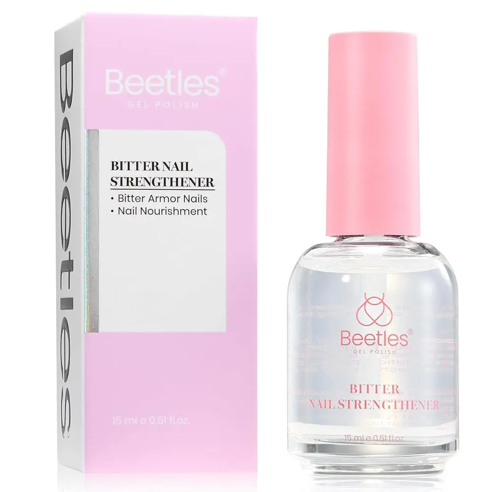 Beetles Nail Strengthener - Air Dry Clear Nail Polish Strengthener for Thin Nails & Growth Gel Manicure  Repair Plant  Mother's Day gift Spring Nail Taste of Spring