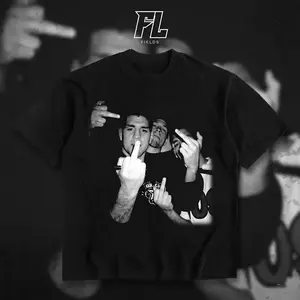 Fields Diaz Brothers Middle Finger Heavy Cotton T-shirt UFC Nate Diaz & Nick Diaz Funny Shirt Fan UFC Meme Apparel Classic Gift For UFC Fans DTG Printed