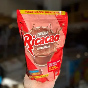 Nestlé Ricacao Original Sweetened Powder with Cocoa 400g - Rich Chocolate Beverage for Cold or Hot