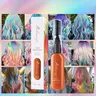 One-Box Hair Eyelash Brow Dye Kit, 8 Trendy Colors, Natural Easy Application, Party Use for Men & Women, Liquid Formula, Hairdye