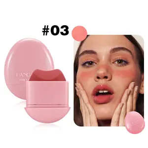 Handaiyan Blush Lipstick Duo, Beeswax Ingredient, Easy to Apply Smooth Matte Finish, 5 Colors Available, Suitable for All Skin Types, Perfect for Daily Use