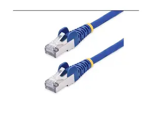 StarTech 6ft Blue CAT8 Ethernet Cable, Snagless RJ45, 25G/40G, 2000MHz, 100W PoE, S/FTP 26AWG Pure Bare Copper Wire, LSZH, Shielded Network Patch Cord - NLBL-6F-CAT8-PATCH