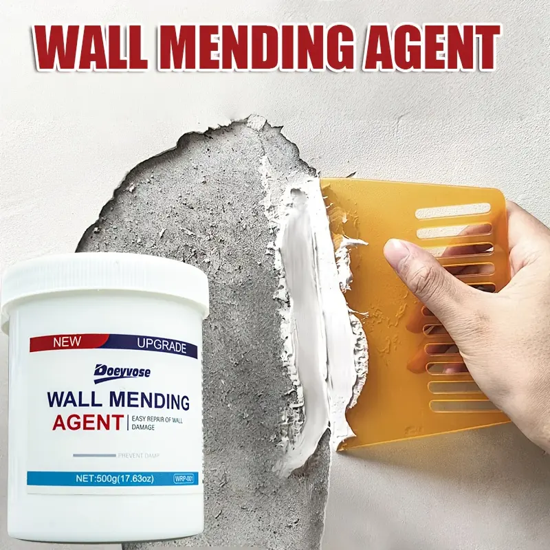 Doeyvose Wall Repair Paste, Fast-Drying Hole Filler & Crack Repair, Hole Filling Putty, Easy to Apply, Durable Adhesive for Drywall Cement Concrete, Long Lasting Adhesive, Quick Dry Adhesive