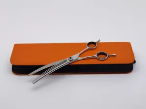 7.5” Curved Chunker Shears: Professional Grooming Scissors- In Between