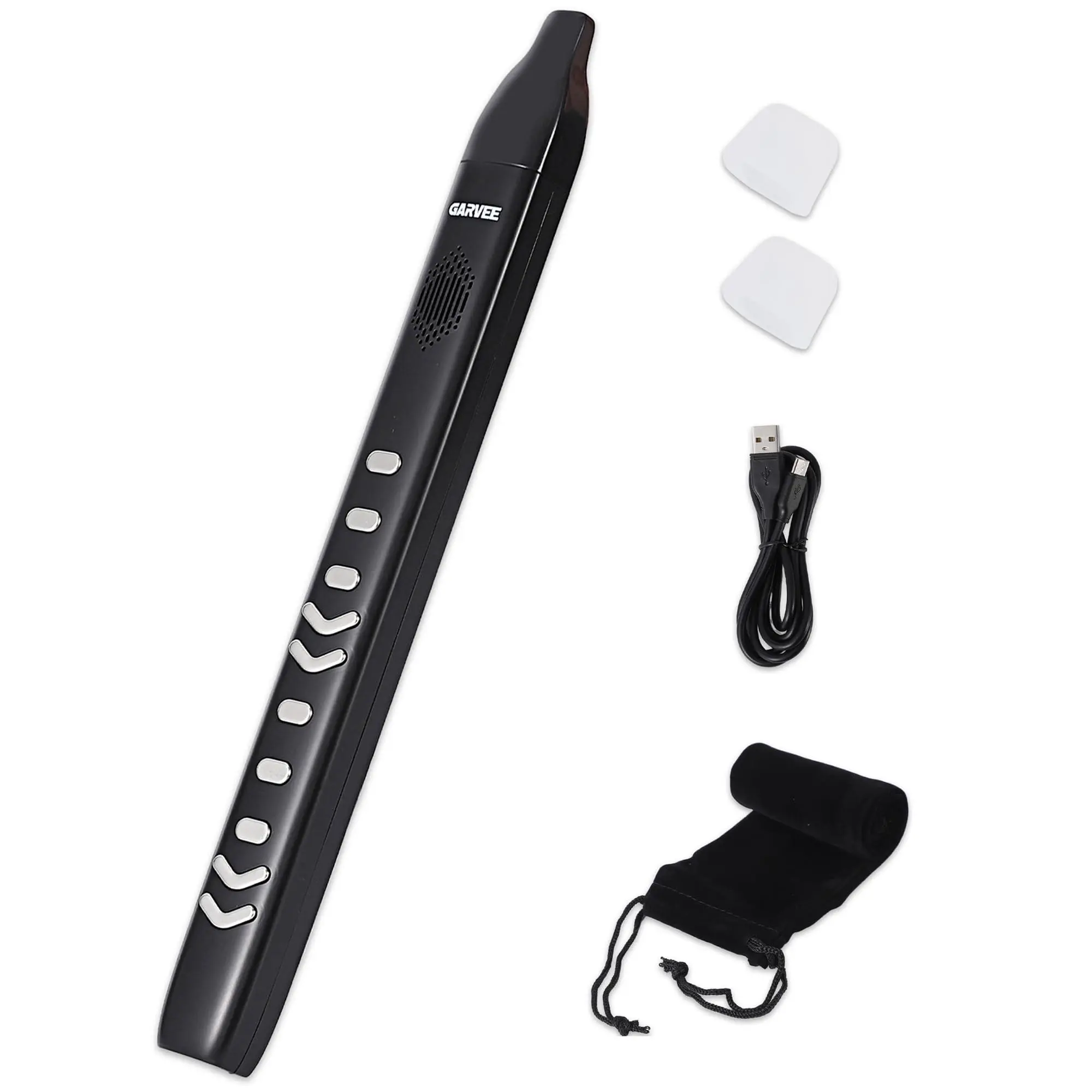 Portable Electronic Wind Instrument, Digital Saxophone with 10 Built-in Tones & Dual Fingering Modes, Rechargeable EWI with MIDI Connectivity for Silent Practice, Ideal for Beginners and Professionals
