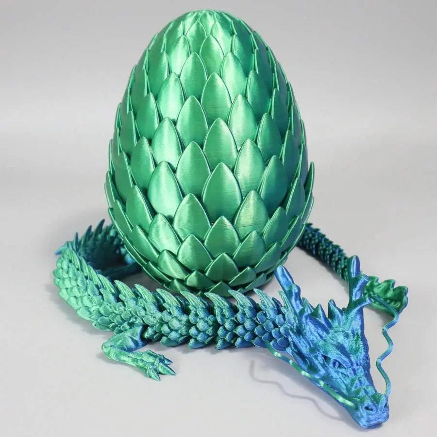 18cm Egg + 60cm Dragon - Laser Green