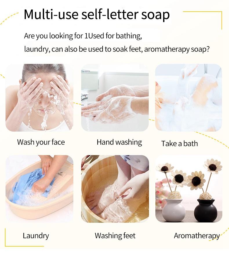 2/4/6Pc Zudaifu Sulfur Soap Cleanser Bar Body Wash Oil Control Gentle Cleansing for Body Care with Plant Extracts for Eczema Dry Acne Skin Relief 80g