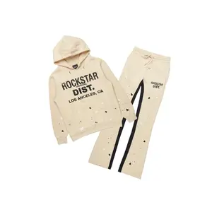 Scottie Beige Hoodie Relaxed Stacked Track Set Scottie Beige Hoodie Relaxed Stacked Track Set